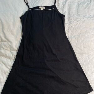 See You Monday Juniors Black Strapless Dress